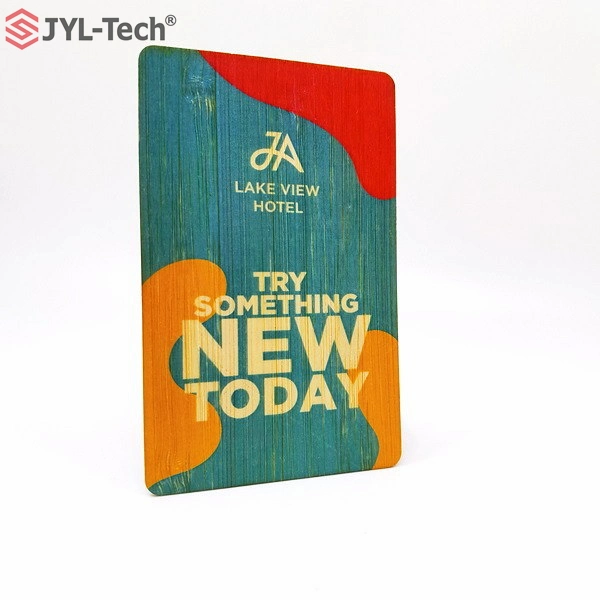 Wholesale/Supplier Custom 13.56MHz F08 Chip Visit Jyl-Tech NFC Wooden Smart Card