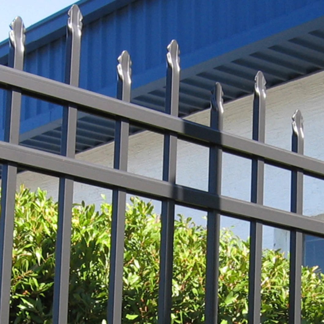 Aluminum/Galvanized Iron/Metallic Pressed Spear Top Fence for Security/Yard/House/School/Factory/Garden/Pool/Poppy