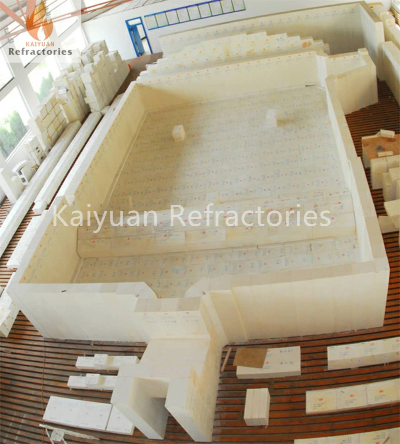 Dense a-Al2O3 Sintered Forehearth Refractory Brick for Glass Furnace