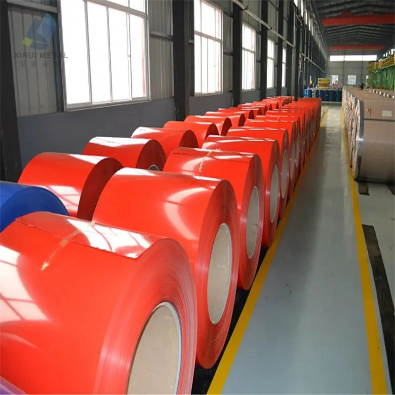 Hot Rolling Farbe beschichtete Ppal Aluminium Roll angepasst für Dachdecker Material