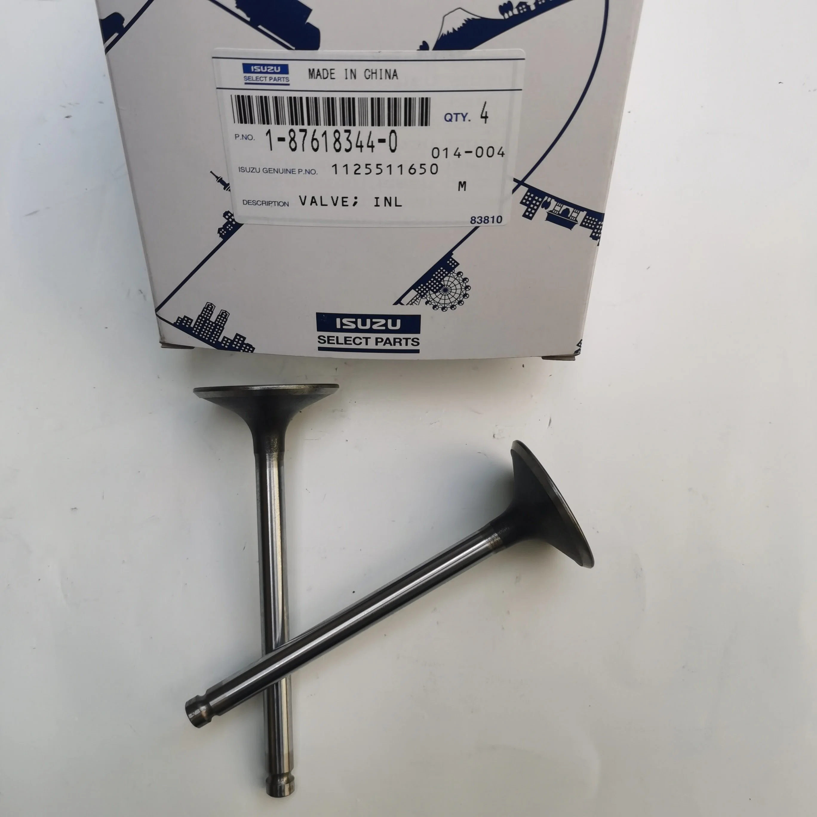 ISP Genuine 6bg1, 4bg1 1-12552-083-0, 1-87618345-0 Engine Exhaust Valves