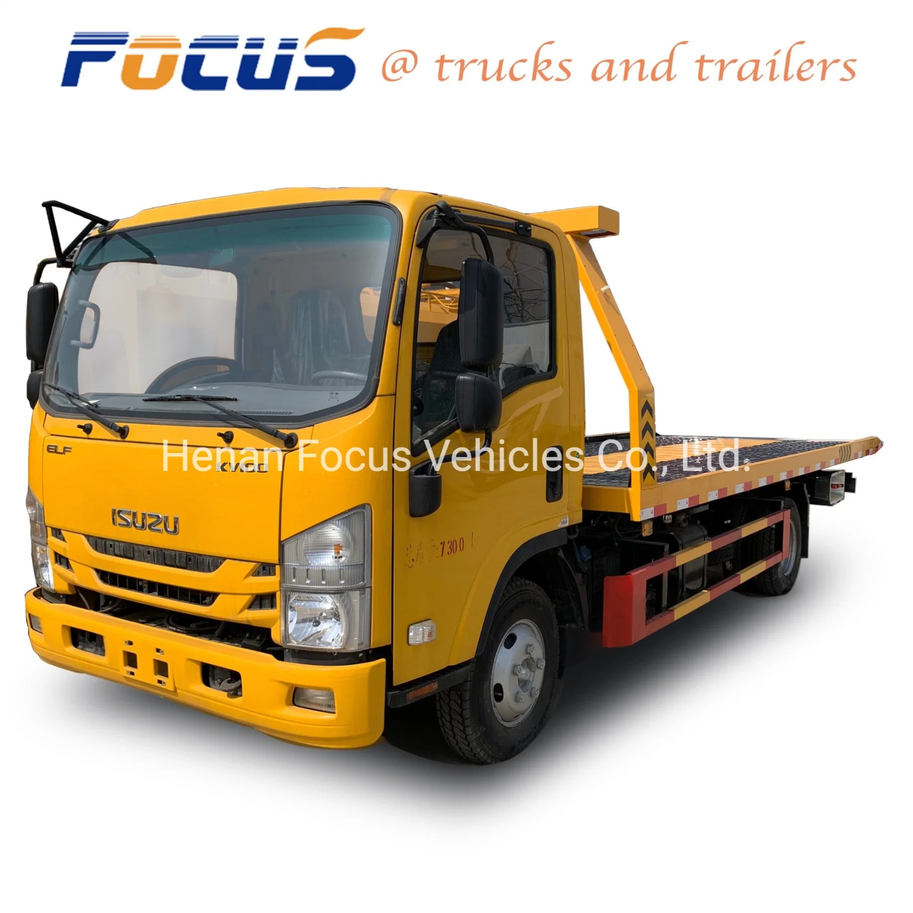 Dongfeng HOWO Foton One Carry Two Pickup Road Wrecker Platform Towing Truck Price