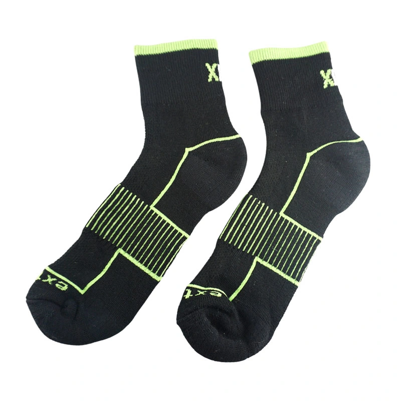 181087sk Air Mesh Ventilation Ankle Sports Socks Cushion Socks for Men