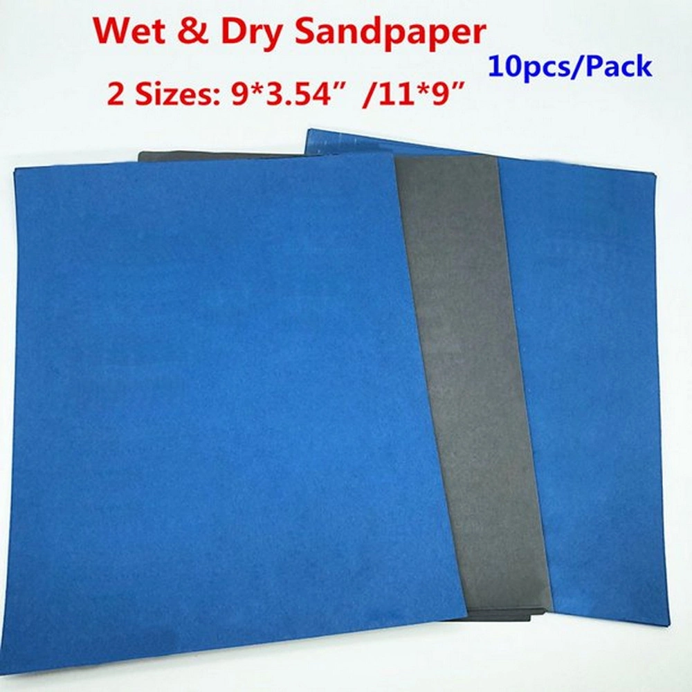 Set of 55 Small Sandpaper Sheets (grit 60, 100, 150)