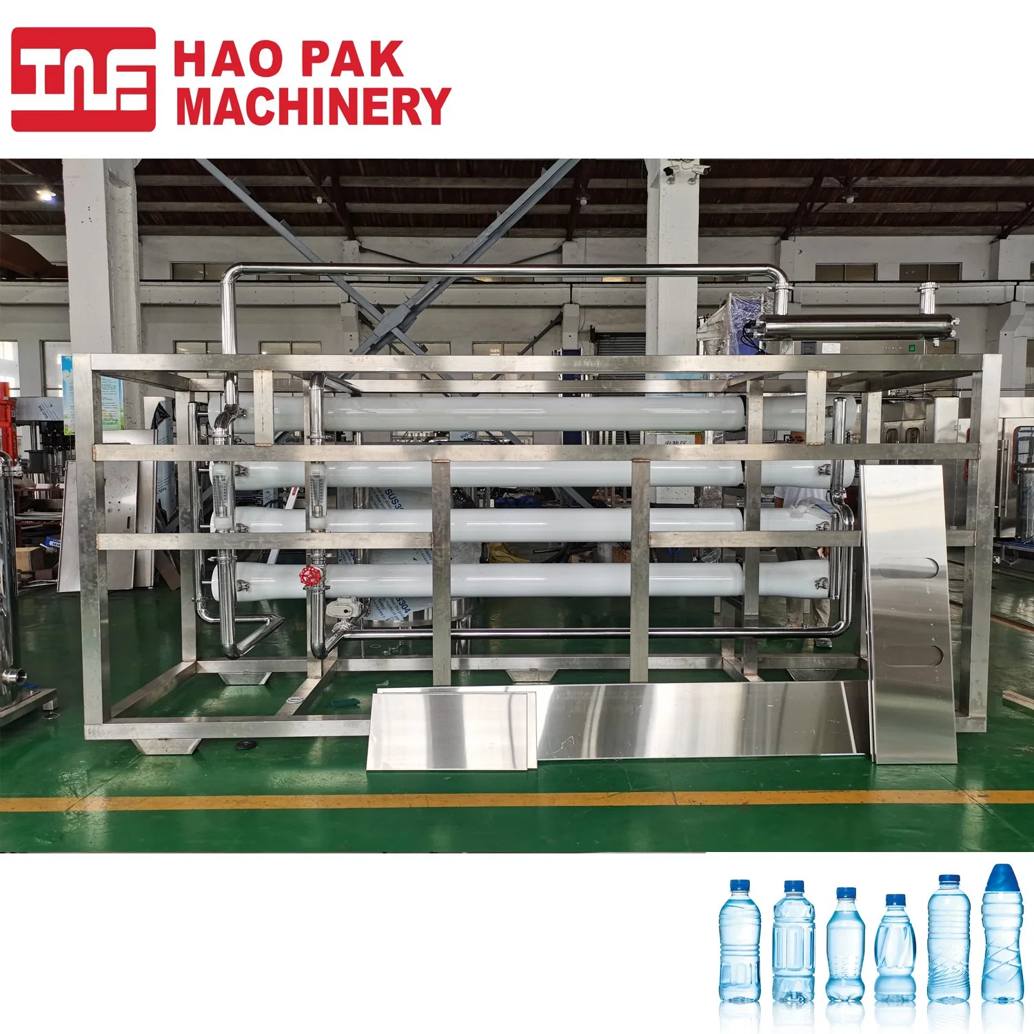 High quality/High cost performance  Stainless Steel Film Shell Water Purifier Treatment System 2000lph Mineral Water Production Factory