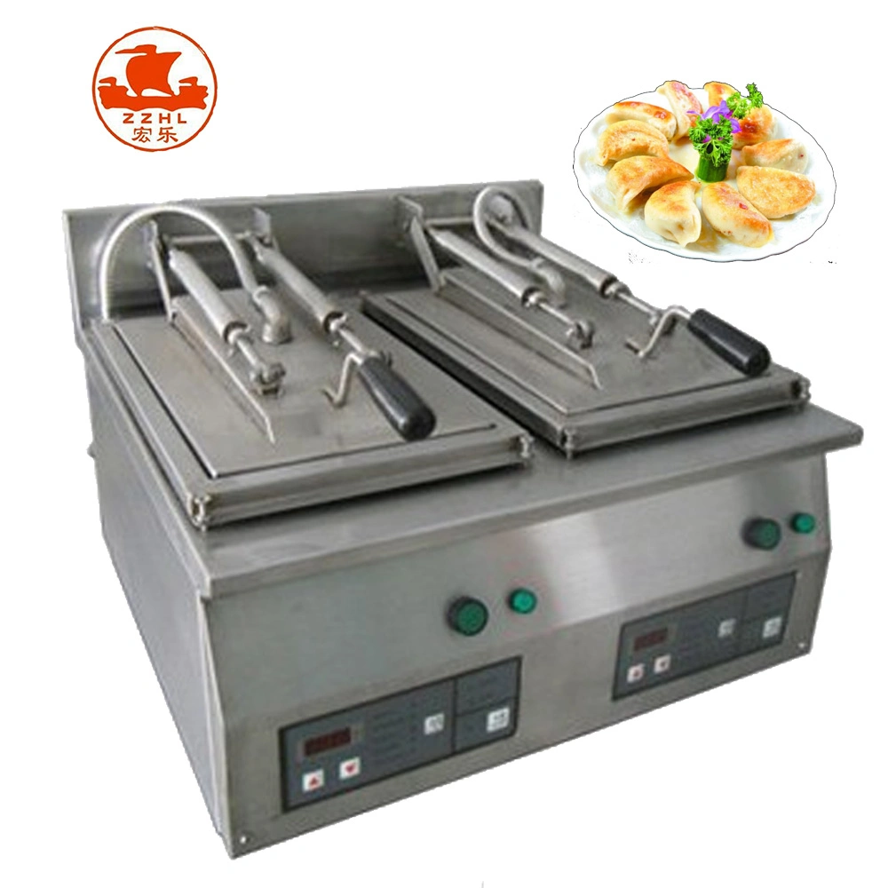 193 Automatic Restaurant 220 Voltage Electrical Automatic Pan-Fried Dumpling Gyoza Frying Machine/Equipment