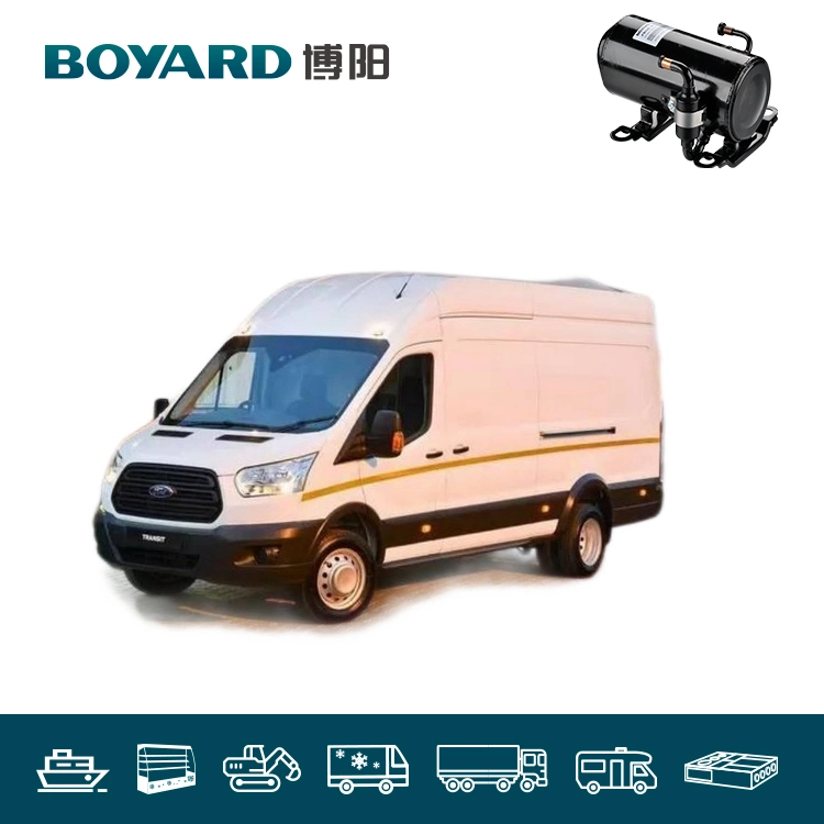 Boyard 900W-2500W BLDC camião, veículo marítimo, cabina, bateria de 12 V Compressor CC de velocidade variável horizontal sem escovas