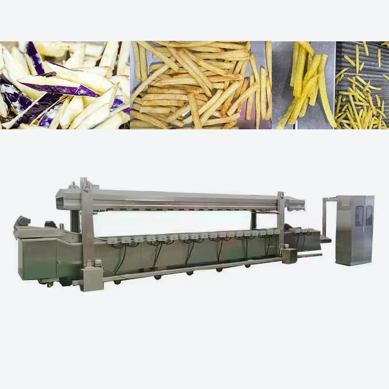 New Frozen French Fries Potato Crisps Processing Machinery Production Line
