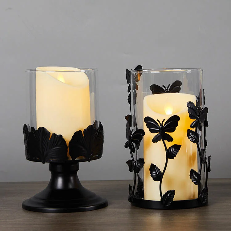 Modern Style Metal Indoor Candle Holder Home Decoration