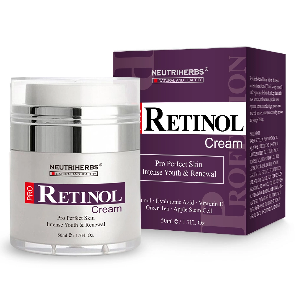 Customized Logo Herbal Smooth Anti Aging Treatment Retinol Facial Cream