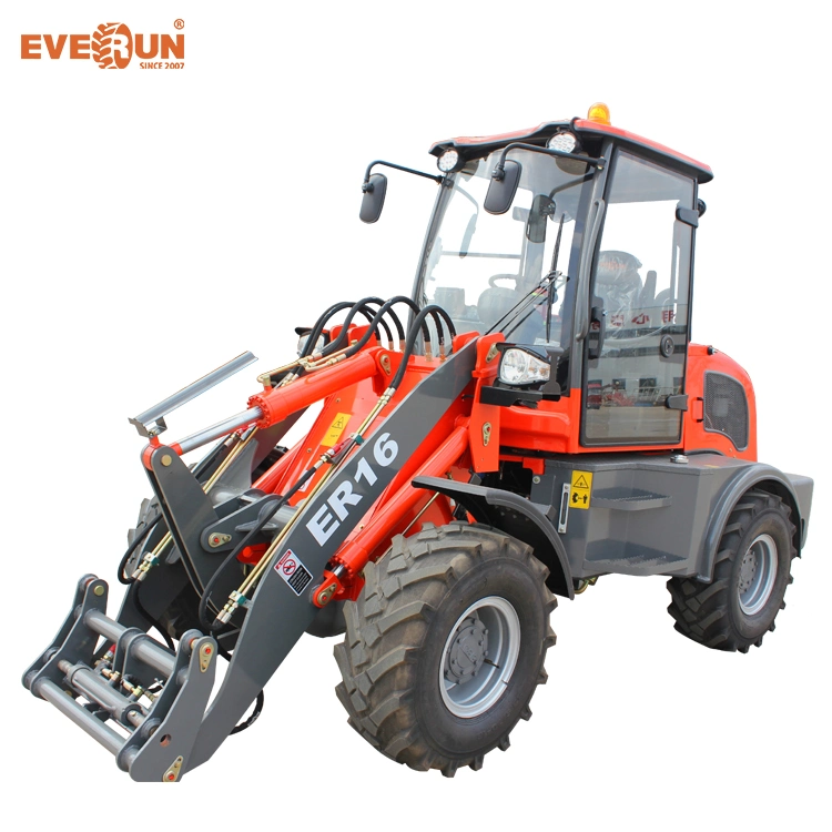 Everun CE Euro4 1600kg Motor Bachoe Loader Traktor