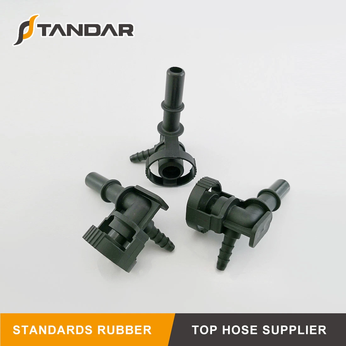 Black Connector Used on Hydraulic Flexible Pressure Rubber Pipe