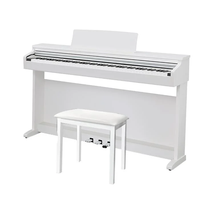 Factory Wood/Sponge/PU Leather Black Stool White Keyboard Bench Meta Digital Piano Chairs