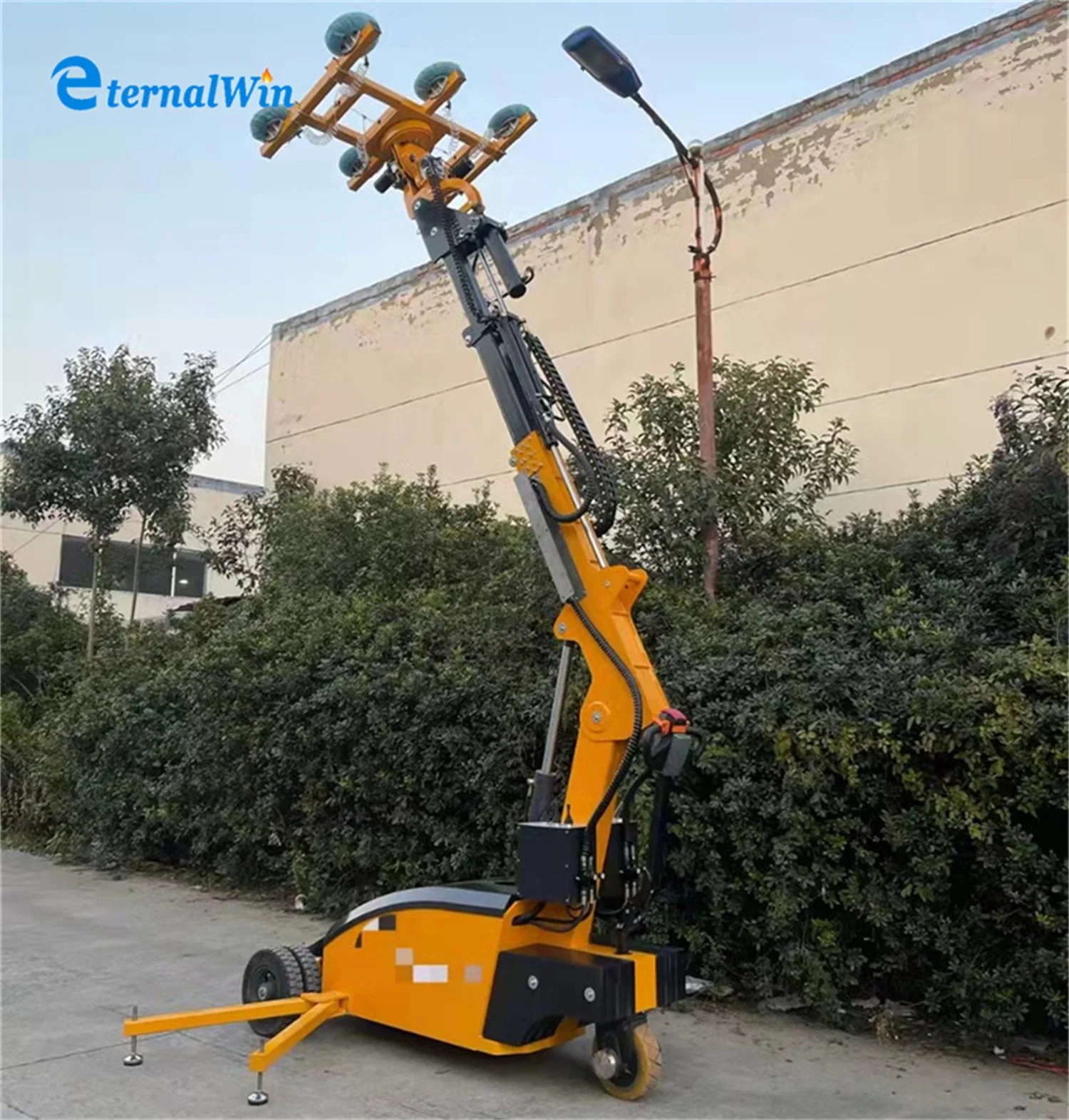 Mobile 600kg Electric Glass Vacuum Lifter Glass Lifting Equipment 800kg 600kg Metal Sheet Marble Tile Vacuum Lifter