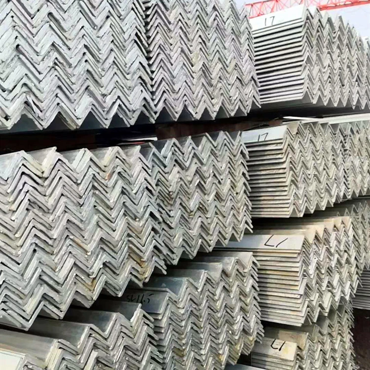 A36 Ss400 Slotted Angle Iron Hot Rolled Angel Steel Ms Angle Bar for Construction