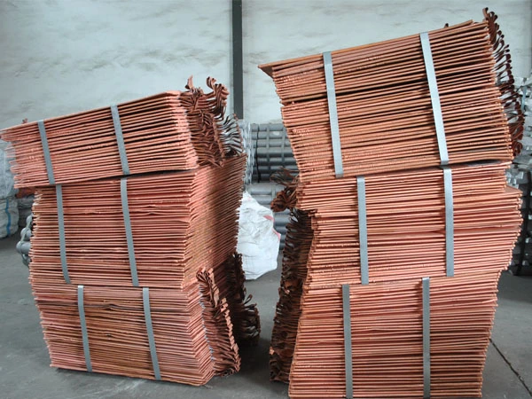 Pureza elevada cobre catodo /99,99% de cobre catodo, Fabricado na China