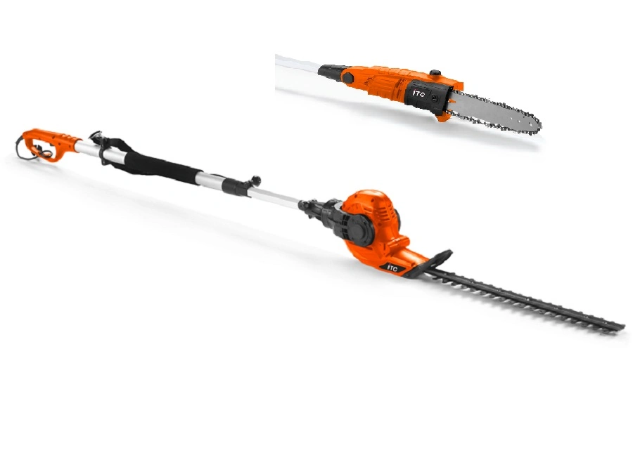 2in1 Multi Electric Garden Pole/Telescopic Chainsaw Lopper/Hedge Trimmer-Power Tools