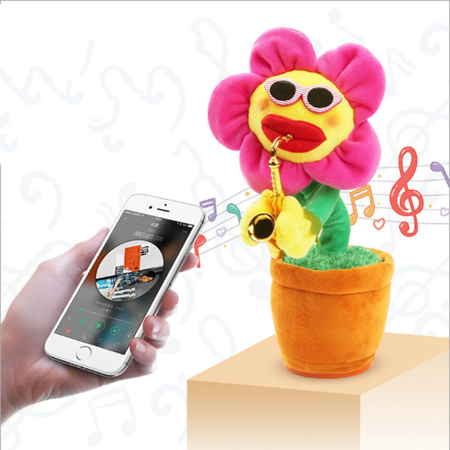 Bluetooth Singing Sunflower for Kids and Adults