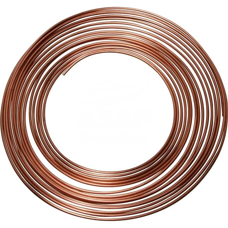 Pancake Refrigeration Tube ASTM B280 Copper Coil for Air Conditioner