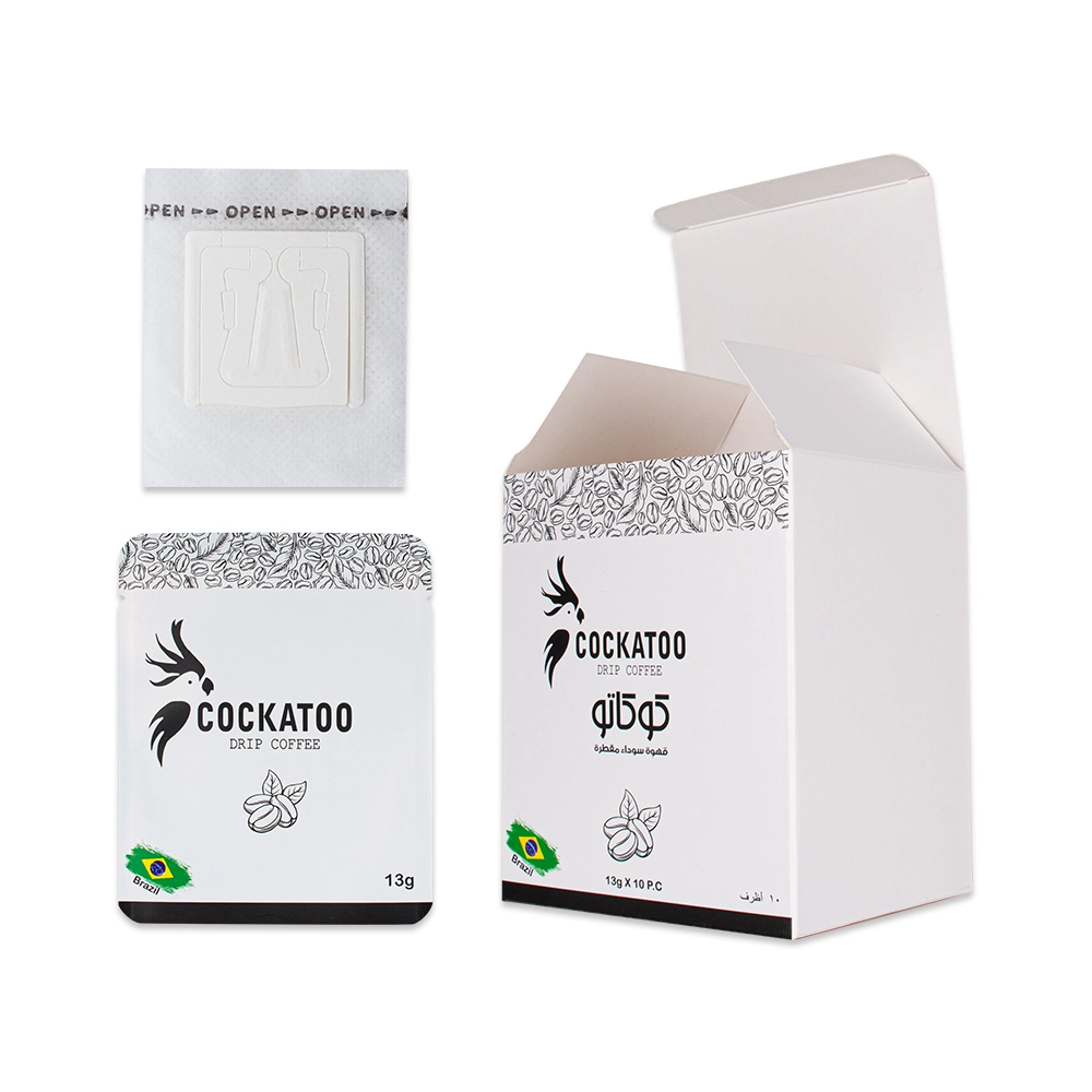 Saco de filtro de café portátil descartável Cusomized para utilização doméstica Saco de recolha de café para viagem para escritório