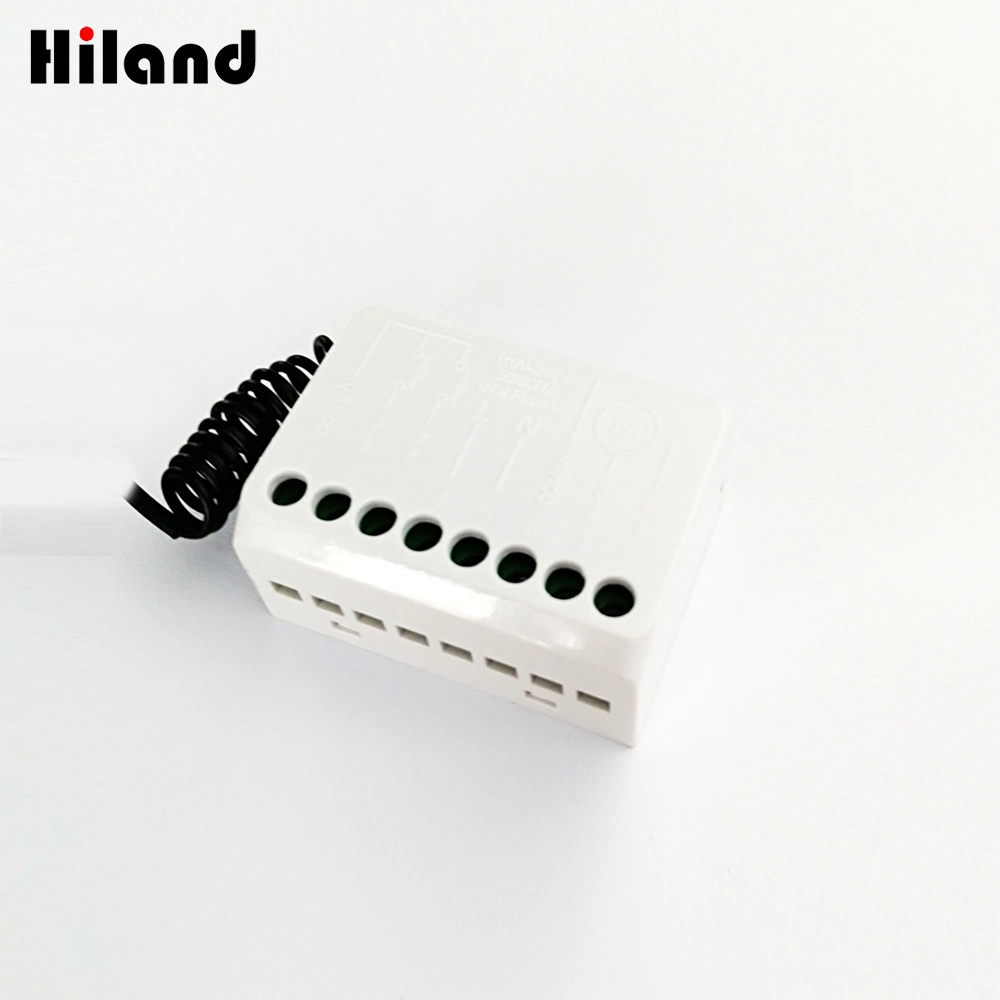 Hiland Wall Switch Built-in Mini Type Tubular Motor Receiver TM7000 with 85-265V AC Working Voltage