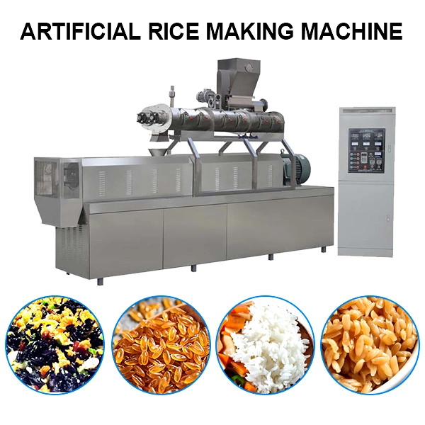 Re-Shaping Rice Extruder Machine/Fortified Rice Process Line/Rice Kernels Re-Make Production Plant