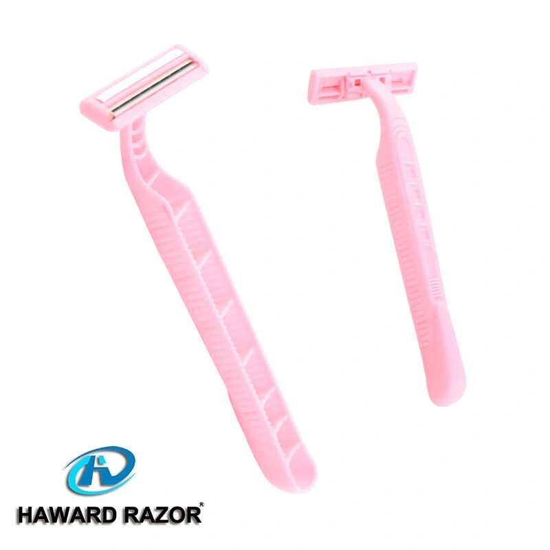 D211L Private Label Razor Cheap and Good Twin Blade Disposable Shaving Razor