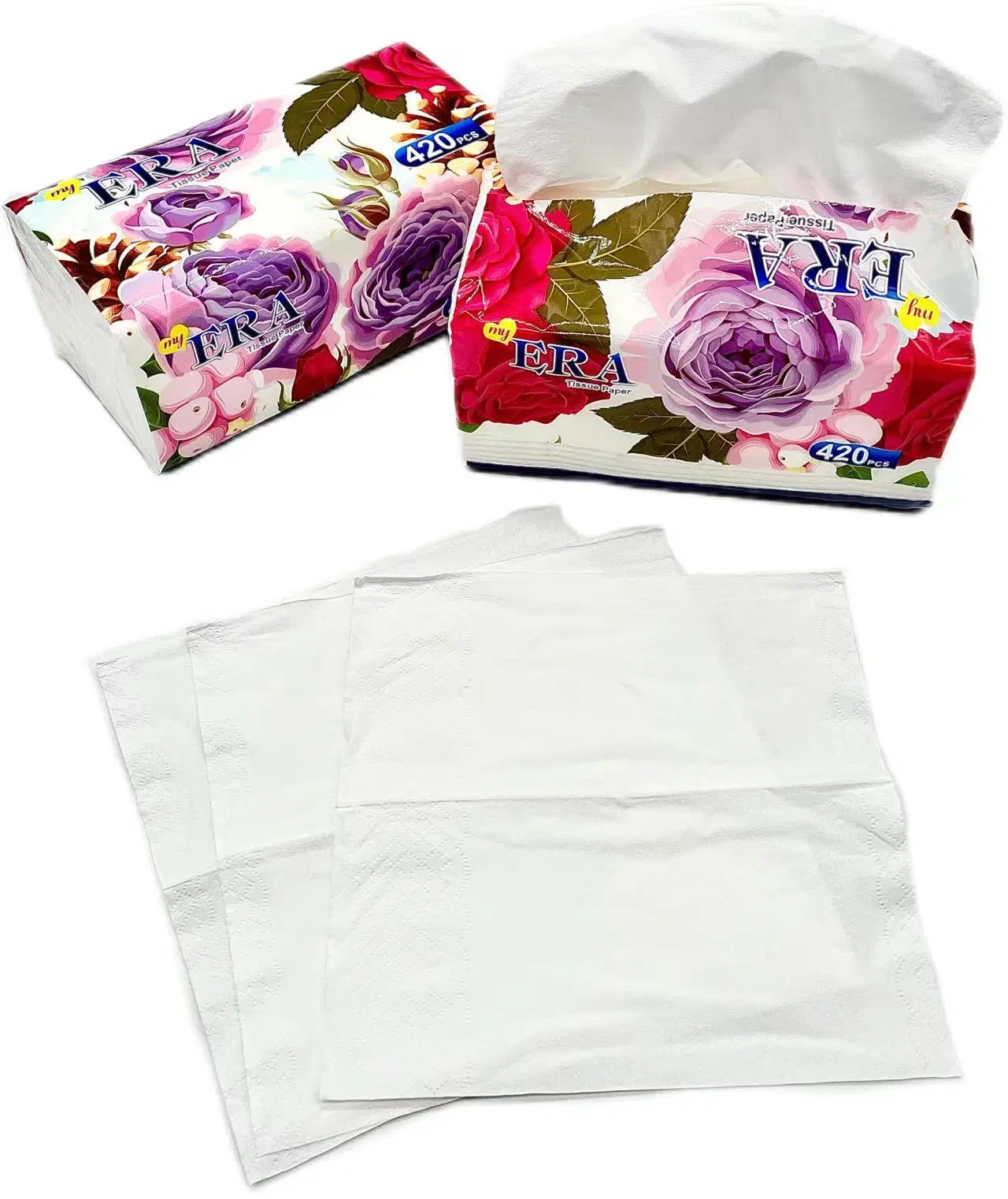 Customize Pocket Tissue Mini Facial Tissue in Advertising Paper with Wholesale Price