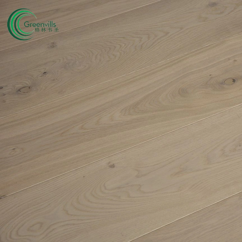 Color gris de polvo ha diseñado el suelo de madera parquet de madera haga clic en el suelo de madera flotante de las articulaciones