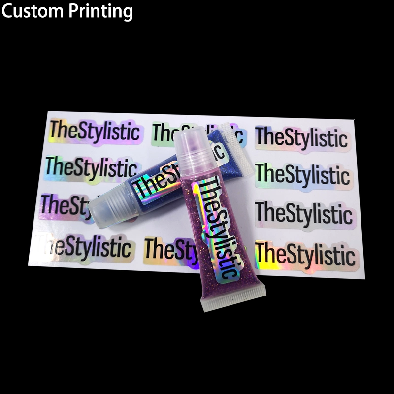 Custom Printing Logo Waterproof Brand PVC Paper Color Private Label Sticker