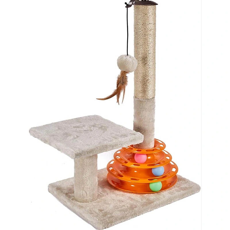 High quality/High cost performance Safe Stable Solid Wood Cat Climbing Frame Cat Tree