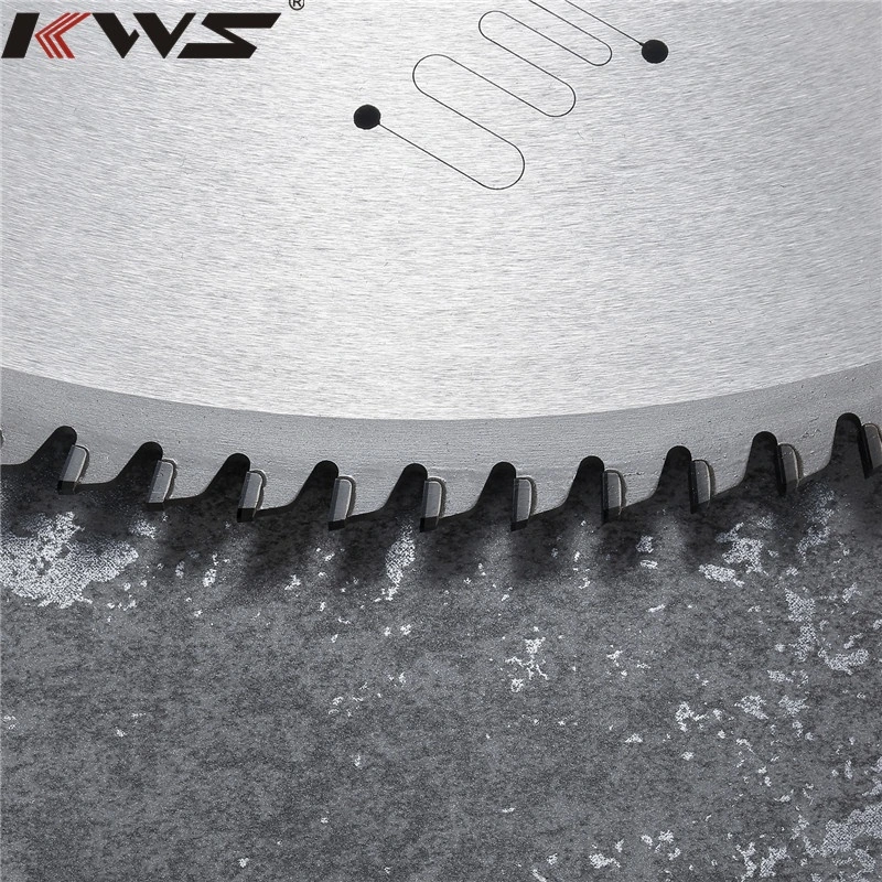 Hoja de sierra de carburo de tungsteno KWS para hoja de sierra de corte de aluminio Para máquina de serrar de doble cabeza y de una cabeza FOM