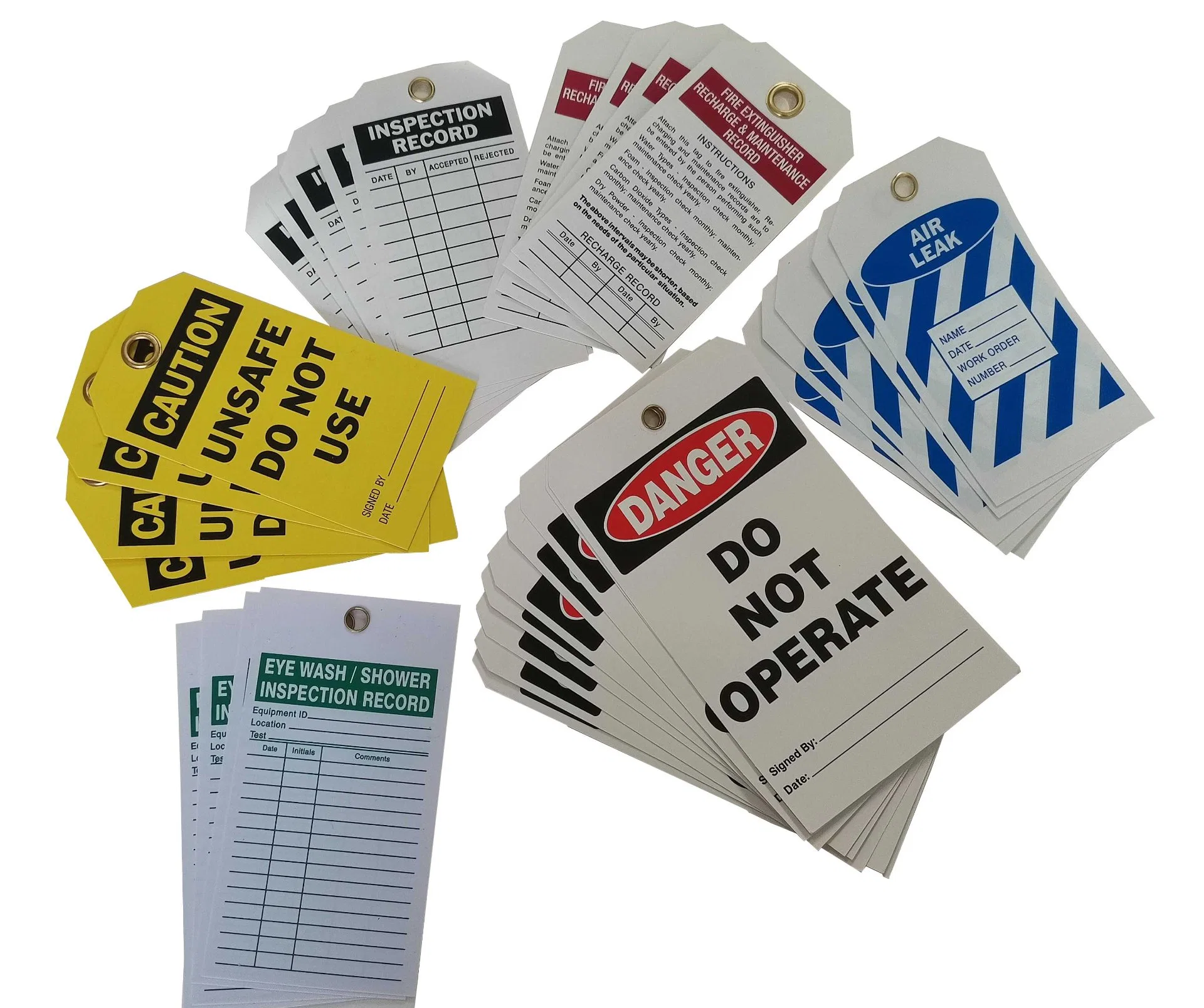 Plastic PVC Danger Label Lockout Tags (5-3/4"H, 3"W)