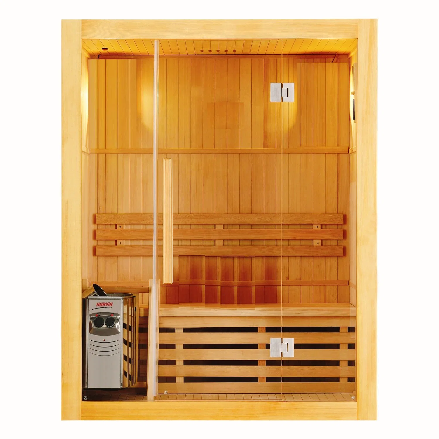 Home Spa Sauna de vapor cabina 2-3 personas estufa finlandesa Sauna de fábrica