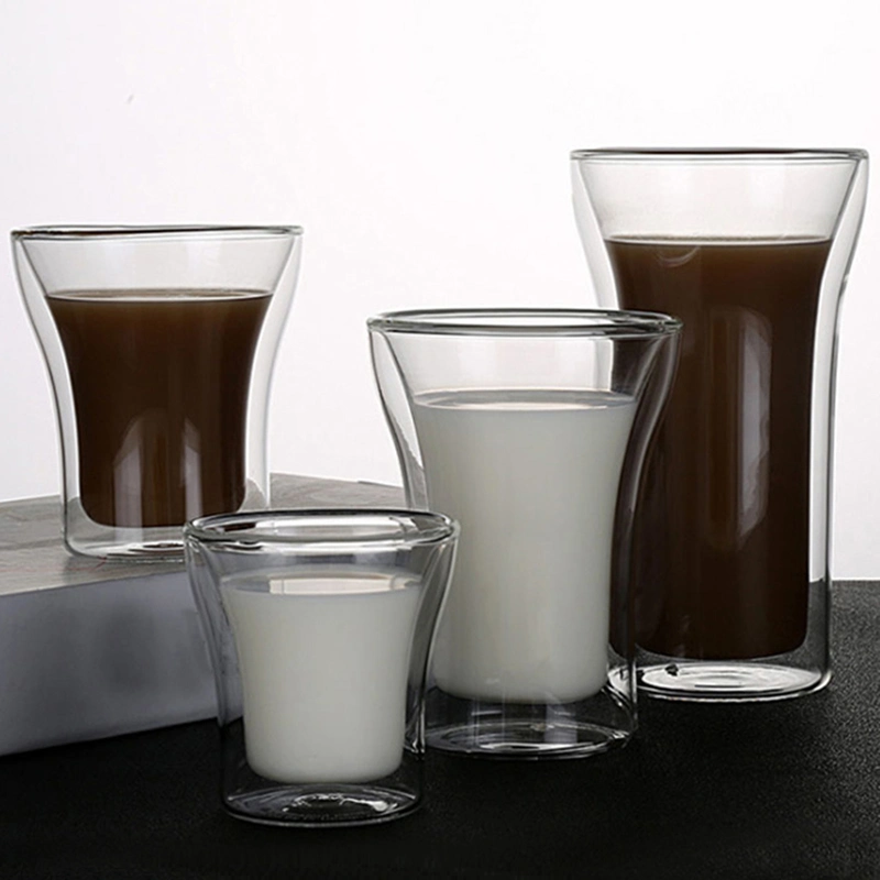 Geminus cuvettes en verre double paroi boire une tasse en verre