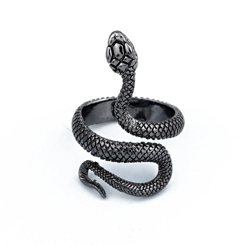 Exclusivo Anillo de alta calidad de la serpiente de aleación de los hombres joyas para Mujeres Hombres