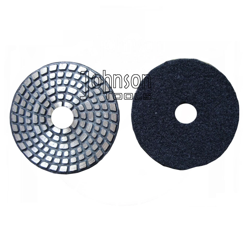 4 Inch Metal Bond Diamond Polishing Pad for Stone and Concrete