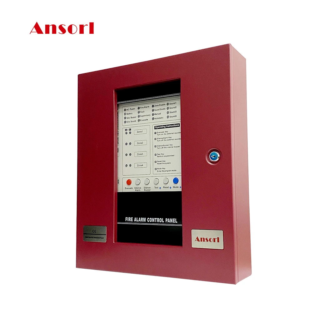 Modo automático y manual del sistema de control de alarma de incendios convencionales