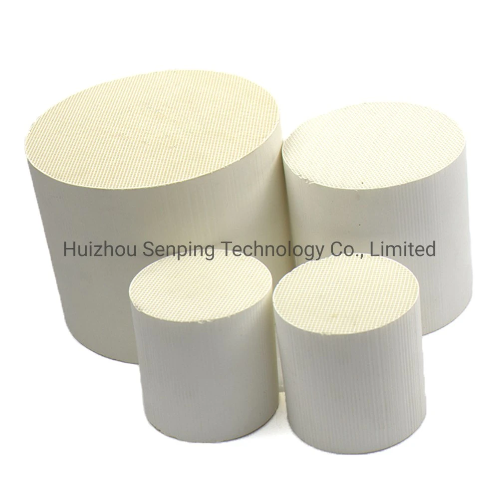 Ceramic Catalyst Substrate Automotive Three-Way Catalytic Converter Ceramic Filter Element White Carrier