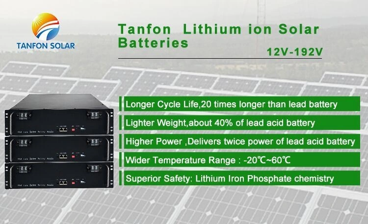 Fabrik Preis Li Ion Akkupacks wiederaufladbare DC Lithium-Batterie 48V 100Ah