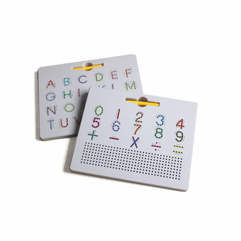 Magnetic Double-Sided Tracing Board with Alphabet Letter ABC and Numbers