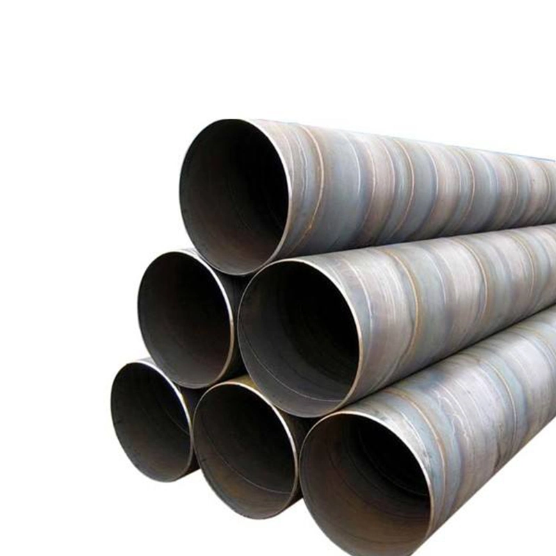 Q195 Q235A Q235B Q345 API 5L A106 Gr. B SSAW Oil/Gas Spiral Large Diameter 500-2000mm LSAW Sch40 SSAW Carbon Galvanized Welded Seamless Steel Pipe Tube