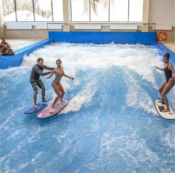 Flowlife Hot Sale Water Park	Outdoor Playground Equipo de piscina de olas Simulador de Surf
