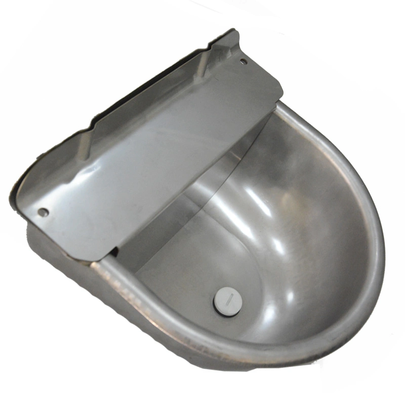 Cow Drinking Bowl, Water Bowl Trough with a Float Stainless Steel Drinkers Tj-Moo Shape SS304 Waterer for Dairy Farm