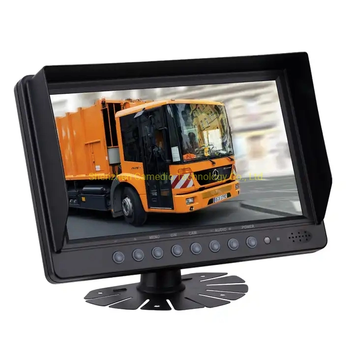 9inch Dashboard Heavy Duty Monitor for Agriculture Crane Truck 24V Rear View Monitor Forklift