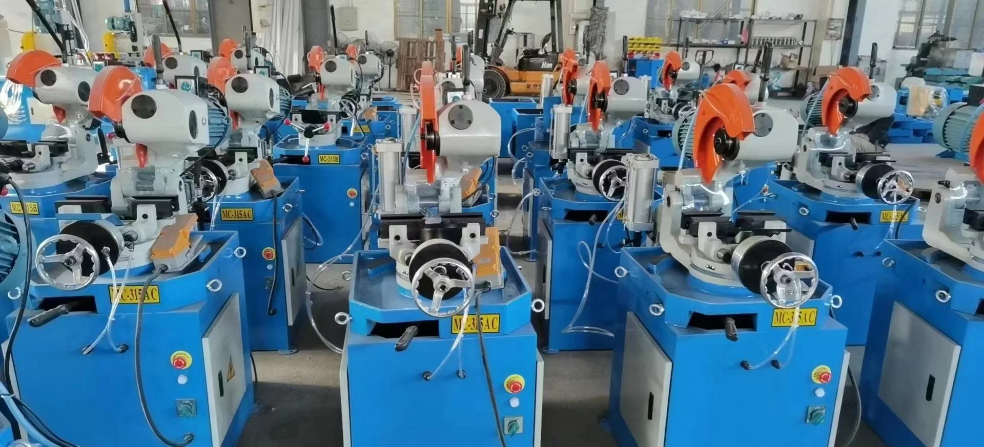 4 Mc-315AC Pneumatic Pipe Cutting Machine for Square Round Tube etc