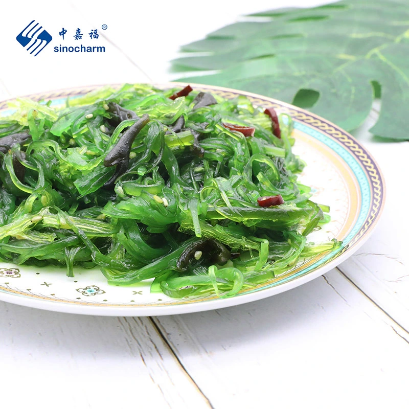 Sinocharm Brc a Factory Price 1kg Pack Chuka Wakame Frozen Seafood Frozen Seaweed Salad