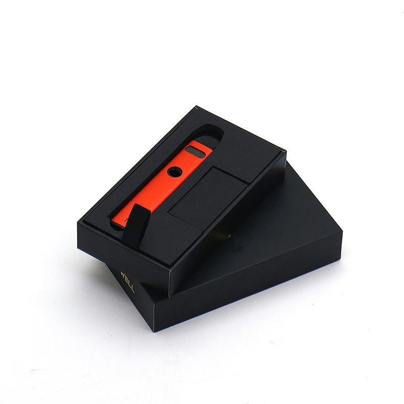 Newest Electric Rechargeable USB Metal Charging Lighter Smart Fingerprint Sensor for Cigarette Smokers Packaging Box Gift Paper Box