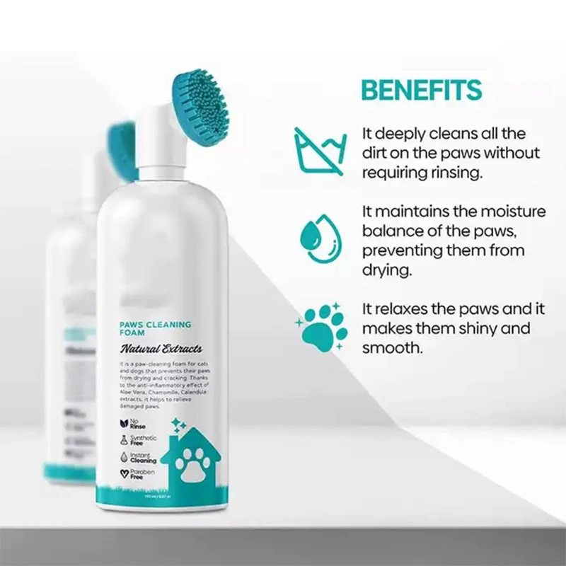 Waterless Dog Shampoo with Enhanced Silicone Pet Cleaning Beauty Supplies Paw Cleaning Foam Dog Paw Cleaner