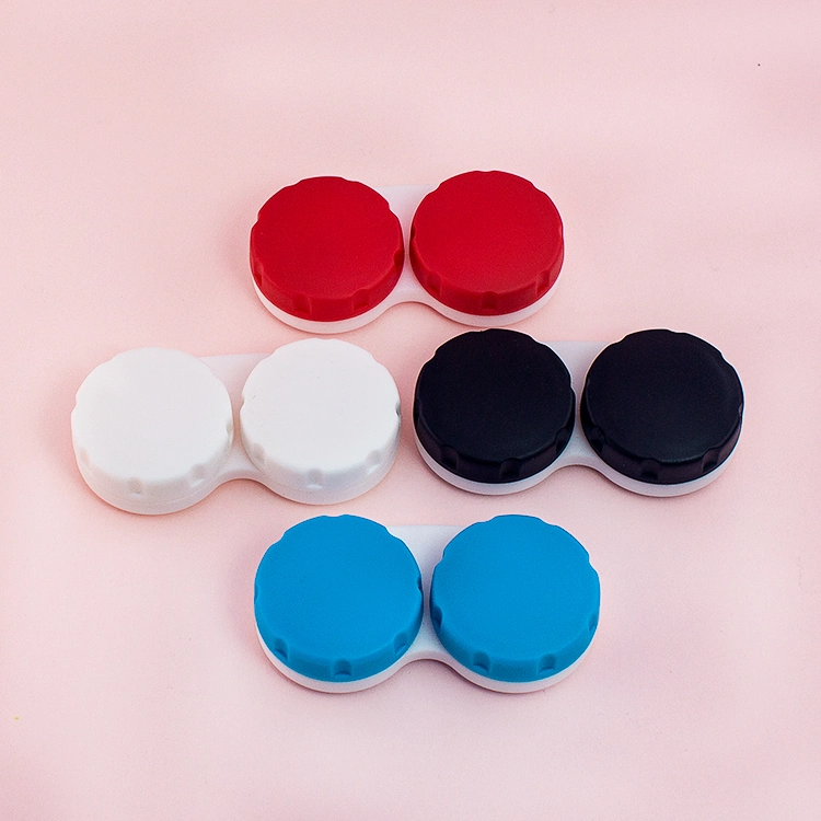 Wholesale Designer Colourful Contact Lens Case Portable Durable Customized Contact Lens Container